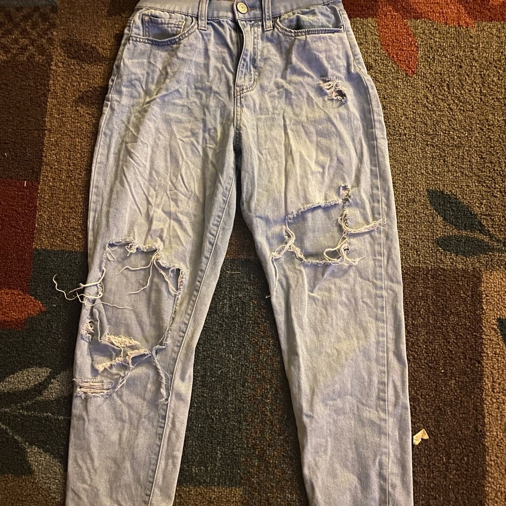 Ripped Mom Jeans